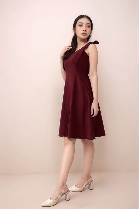 VIVIEN BOW A-LINE DRESS