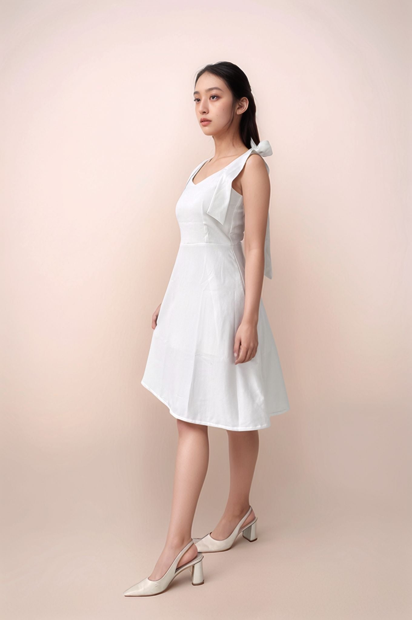 VIVIEN BOW A-LINE DRESS