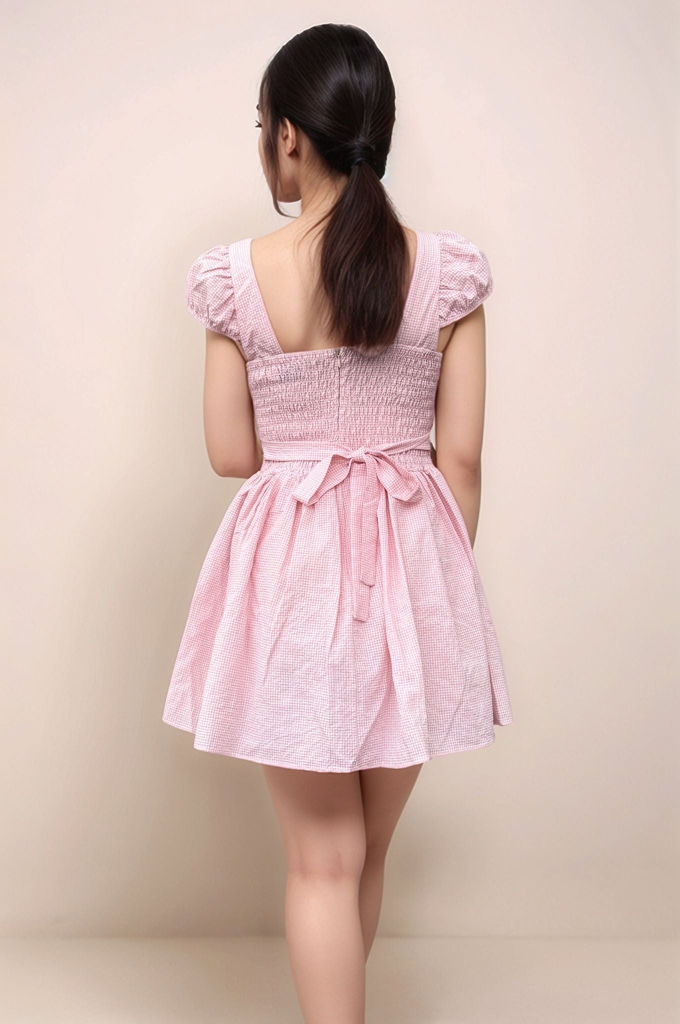 MELODY PADDED SWEET MINI ROMPER DRESS