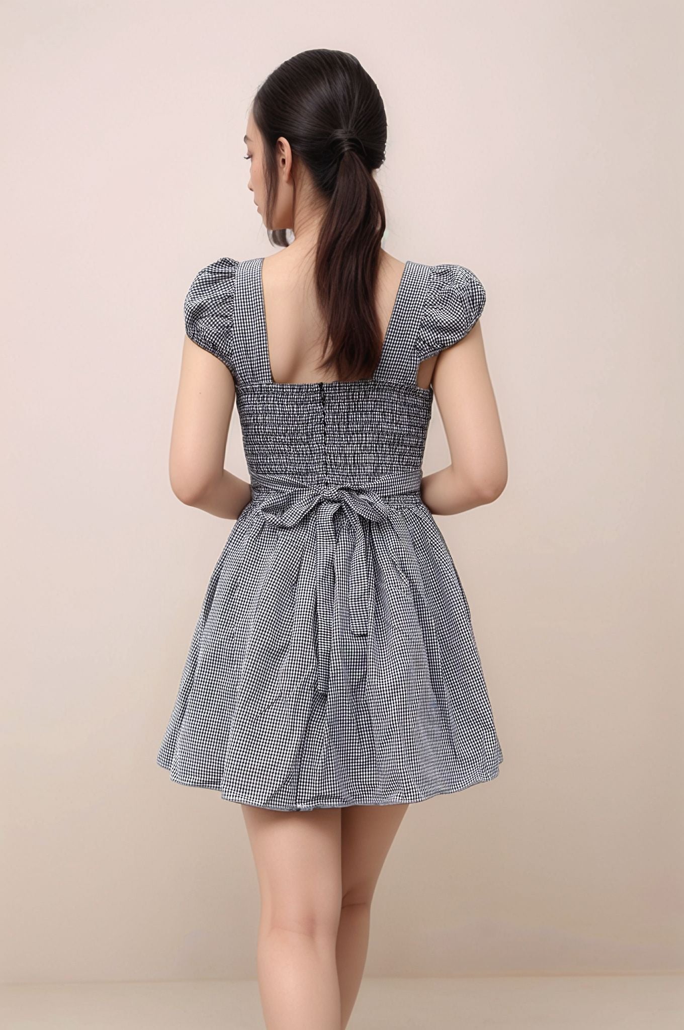 MELODY PADDED SWEET MINI ROMPER DRESS