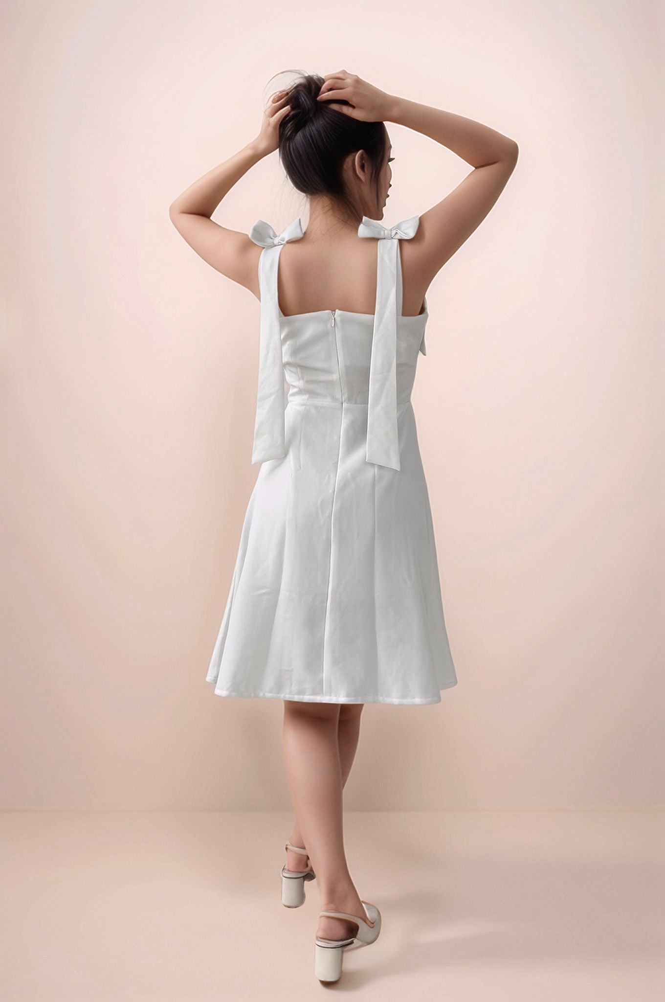 VIVIEN BOW A-LINE DRESS